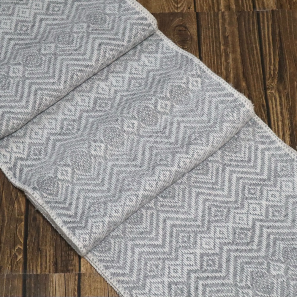 Alpaca Wool Scarf Alpaca Wool Blend‎ Gray Color Unisex - Picture 4 of 7